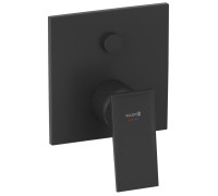 Смеситель для ванны и душа встраиваемый KLUDI DECUS внешняя часть для SLIM.BOXX 88022 черный матовый 547593975
