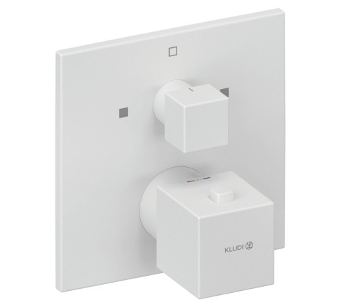 Термостат для ванны и душа встраиваемый KLUDI DECUS внешняя часть для SLIM.BOXX 88022 белый матовый 548105375