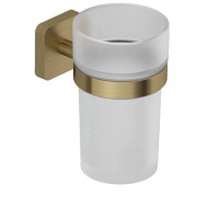 Держатель со стаканом Kludi VELA S Brushed Gold 25975N0