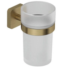 Держатель со стаканом Kludi VELA S Brushed Gold 25975N0