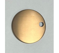 Заглушка крепежа сиденья Aquanet AQM1209 медь шлифованная AQM0040BC