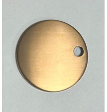 Заглушка крепежа сиденья Aquanet AQM1209 медь шлифованная AQM0040BC