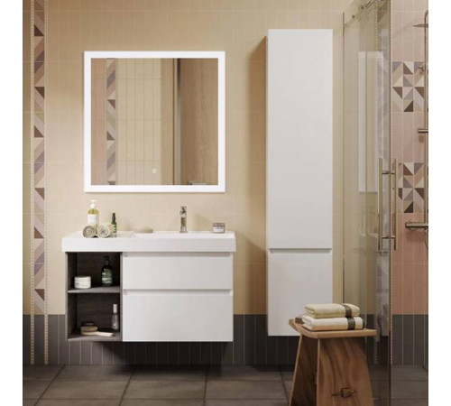 Пенал подвесной Kerama Marazzi Cubo 165 см правый белый матовый CUB.165Rh\WHT.M