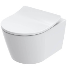 Унитаз подвесной TOTO RP укороченный с сиденьем SoftClose 49х38х33.5 см CW554Y/TC613G