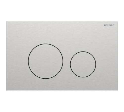 Клавиша смыва Geberit Sigma40 для двойного смыва круглая матированный 115.628.FW.1