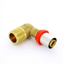 Угольник 90° пресс с наружной резьбой Tiemme 16x1/2 1650010