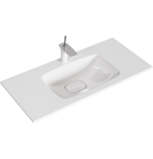 Раковина AQUATON Malaga 1000 975х460х180 мм литьевой мрамор Mal.10.04.D