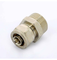 Муфта обжимная Uni-Fitt никелированная 16х3/4 НР 662N6300