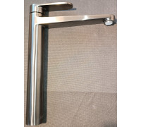 Смеситель для раковины AQUAMET Novara AQM6914GM высокий серый матовый AQM6914GM_1412