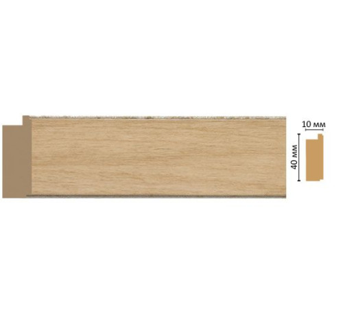 Молдинг DECOMASTER 109-11 40х10х2400 мм 109-11