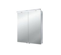 Зеркальный шкаф emco Flat 60х72.7 см 2 двери LED-подсветка 9797 050 63