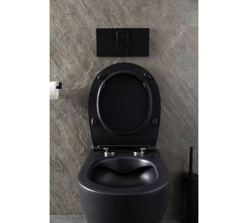 Чаша подвесного унитаза Allen Brau Reality черный 4.32006.31