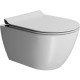 Унитаз подвесной безободковый GSI Pura 500x360 мм Swirlflush белый матовый 8816FR509