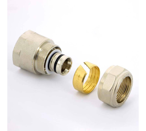 Муфта обжимная никелированная Uni-Fitt 26x1 ВР 661N8400