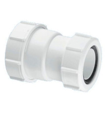 Переходник компрессионный McAlpine 40x50 мм белый 4050H-WH