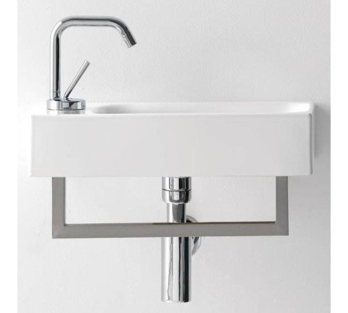 Раковина подвесная Kerasan Cento 45х25 см 1 отверстие слева 353701L