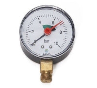 Манометр радиальный Hogert Technik Ø 63 мм 1/4 6 бар RM630603