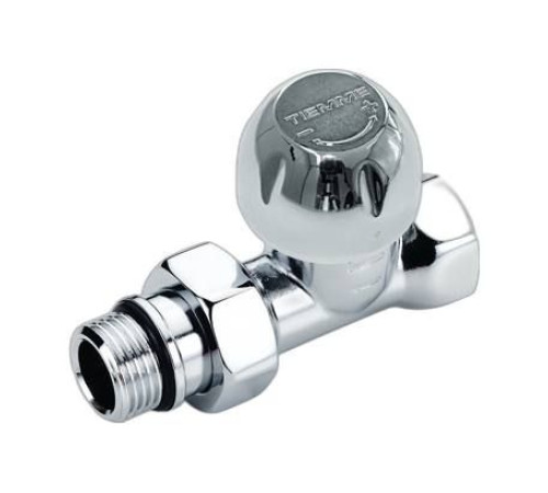 Клапан радиаторный прямой Tiemme 1/2 хромированный 3330012