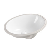 Раковина встраиваемая снизу AQUAMET 510х425х210 мм с переливом AQM5017