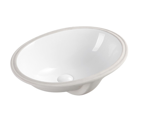 Раковина встраиваемая снизу AQUAMET 510х425х210 мм с переливом AQM5017