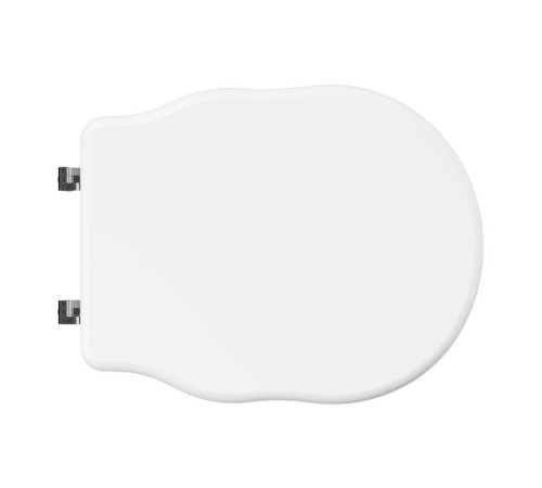Сиденье с крышкой для унитаза Ceramica Alice BOHEME с микролифтом белый глянцевый MC2801SE
