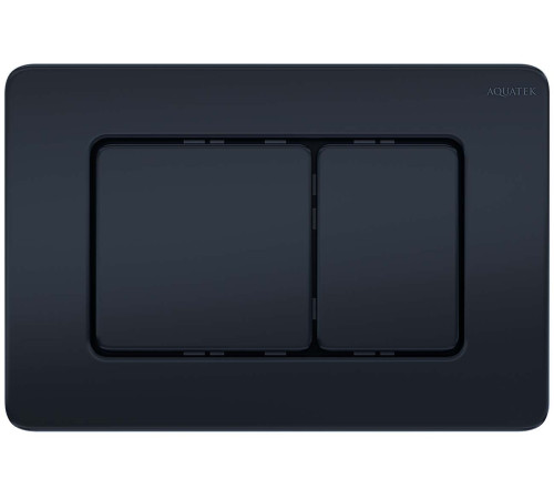 Панель смыва Kordi KDI-0000040 нержавеющая сталь черный матовый квадратные кнопки KDI-0000040