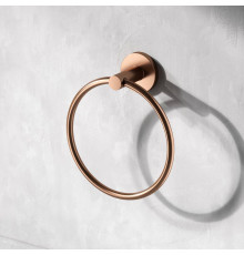 Кольцо для полотенец AM.PM X-Joy настенное розовое золото A85A34444