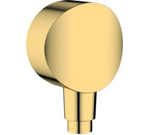 Шланговое подсоединение Hansgrohe FixFit S с обратным клапаном полированное золото 26453990
