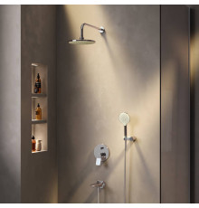 Душевая система AM.PM X-Joy со смесителем, верхним душем, изливом и душевым набором FB85A10020