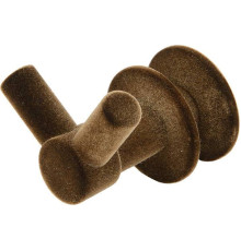 Крючок двойной подвесной Сунержа Виктория для полотенцесушителя флок бронза 50-2010-0002