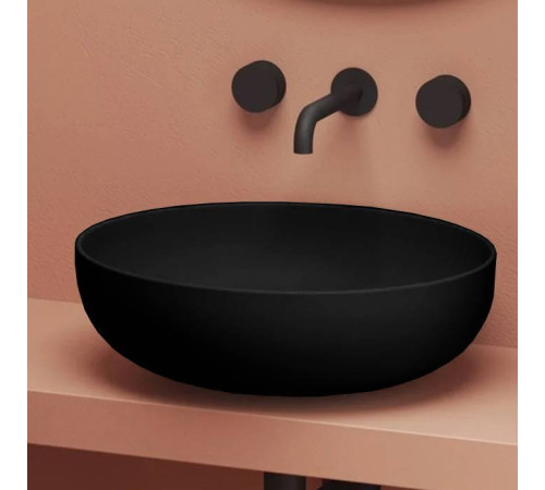 Раковина накладная Artceram Jolie 50 см черный матовый JOL001 17 00