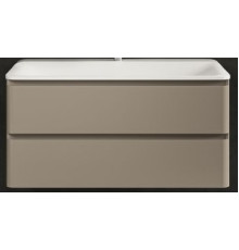Тумба под умывальник подвесная TECE 100 см цвет бежевый AQM900410BG
