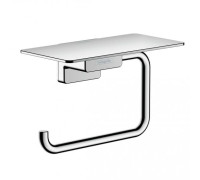 Держатель для туалетной бумаги с полкой HANSGROHE AddStoris Хром 41772000