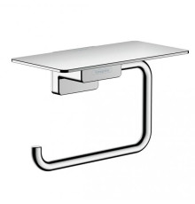 Держатель для туалетной бумаги с полкой HANSGROHE AddStoris Хром 41772000