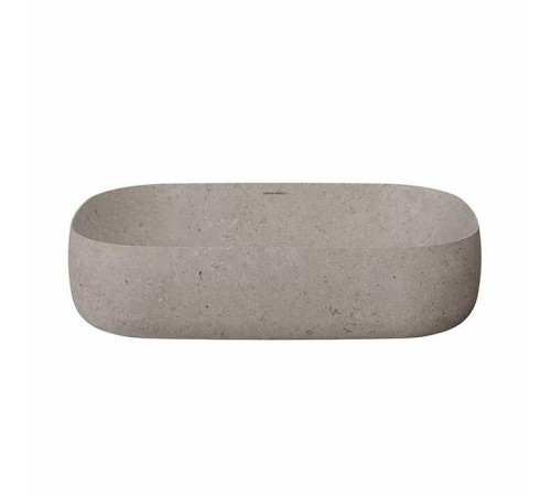 Раковина накладная Kerama Marazzi Magica 64.5х42 см без отверстия серый камень MA.wb.65\STG