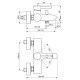 Смеситель для ванны Ideal Standard Ceraline черный хром BC199U4