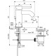 Смеситель для раковины Ideal Standard Ceraline черный хром BC203U4