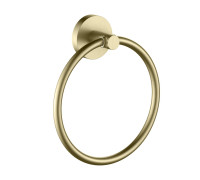 Полотенцедержатель кольцо Aquanet Европа шлифованное золото AQ4112BG