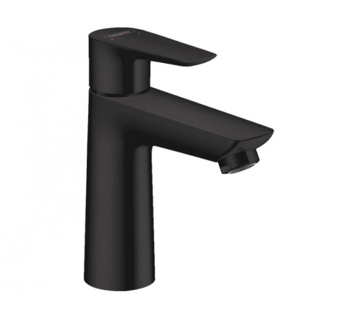 Смеситель для раковины Hansgrohe Talis E 104 мм со сливным гарнитуром черный 71710670