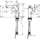 Смеситель для раковины Hansgrohe Talis E 150 71754000