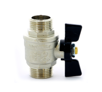 Кран шаровой Bugatti Oregon 327 1 НР-НР бабочка 03270032