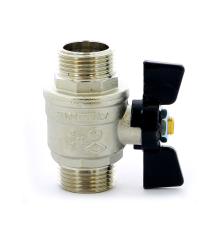 Кран шаровой Bugatti Oregon 327 1 НР-НР бабочка 03270032