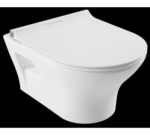 Унитаз подвесной Serel Nita с тонким сиденьем микролифт NT23SL
