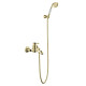 Смеситель для ванны Aquanet Классик с душевым набором полированное золото AQ1549PG