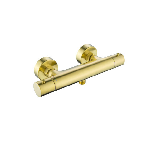 Смеситель для душа термостатический Aquanet Европа шлифованное золото AQ1363BG