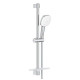 Душевой гарнитур GROHE Tempesta Cube 110 2 режима штанга 600 мм шланг 1750 мм полочка хром 27928003
