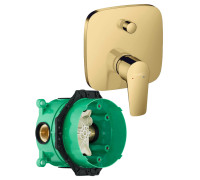 Комплект смесителя для ванны Hansgrohe Talis E полированное золото (71745990 + 01800180) 71745990S