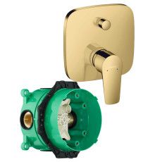 Комплект смесителя для ванны Hansgrohe Talis E полированное золото (71745990 + 01800180) 71745990S