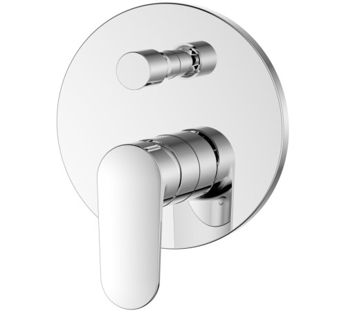 Смеситель для ванны скрытого монтажа Aquanet Ника комплект хром AQ1846CR