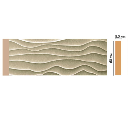 Молдинг DECOMASTER D043-373 60х8х2400 мм D043-373